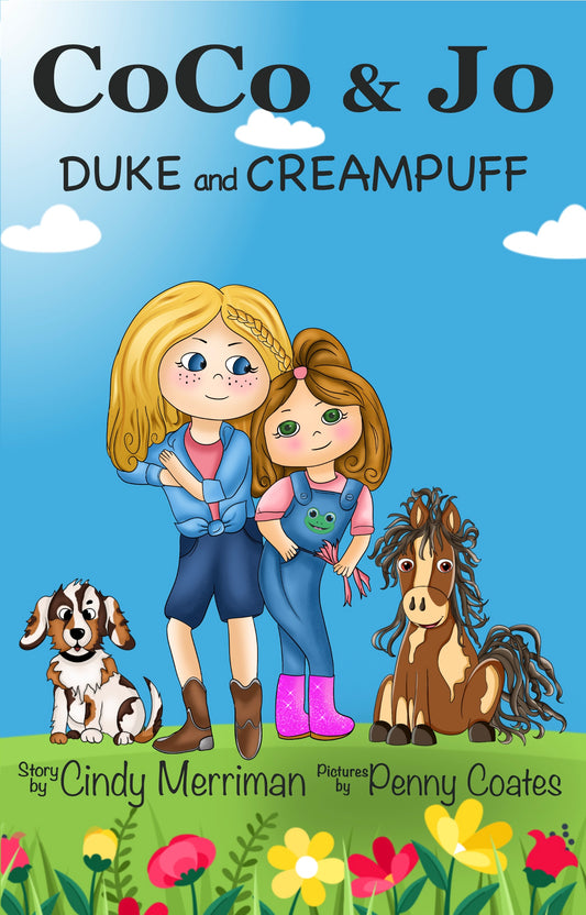 CoCo & Jo ~ DUKE and CREAMPUFF * AUTHOR SIGNED 5.5"x8.5"